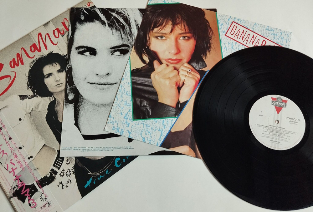 Винтажная виниловая пластинка LP Bananarama True Confessions (Japan 1986) (Obi)
