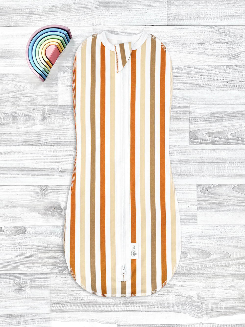 Пелёнка-кокон Mjölk Полоска, уценка