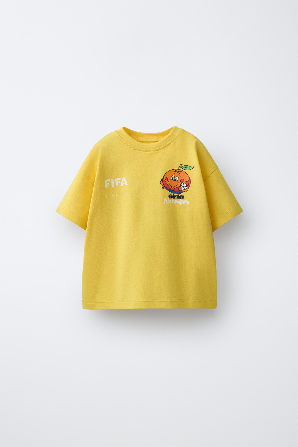 ZARA ФУТБОЛКА С ПРИНТОМ FIFA CLASSICS - FIFA WORLD CUP ™ 1998, ЖЕЛТЫЙ