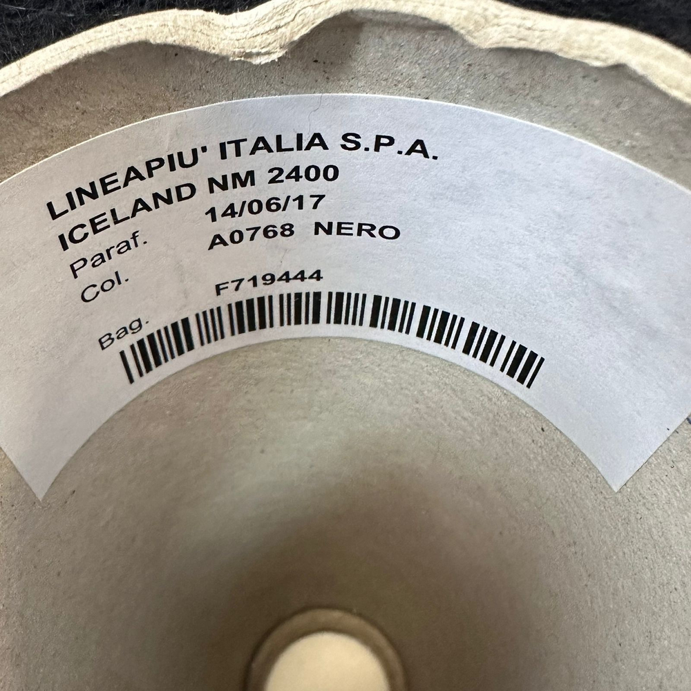 ICELAND - Lineapiu; 53% меринос, 35% baby альпака; 12% фибра полиамид; 240м/100гр; col.A0768 NERO, цвет: черный