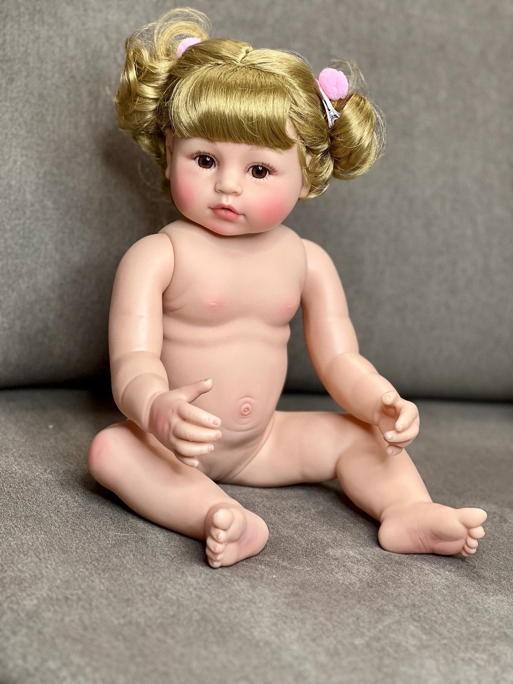 Кукла Реборн виниловая 48см в пакете (FA-019FVA)
