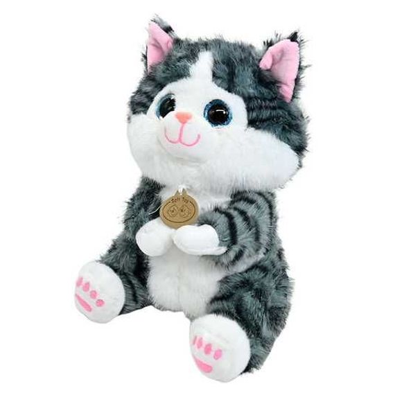 Yumşaq oyuncaq \ Мягкая игрушка \ Soft toys Pişik (tünd boz - ağ)