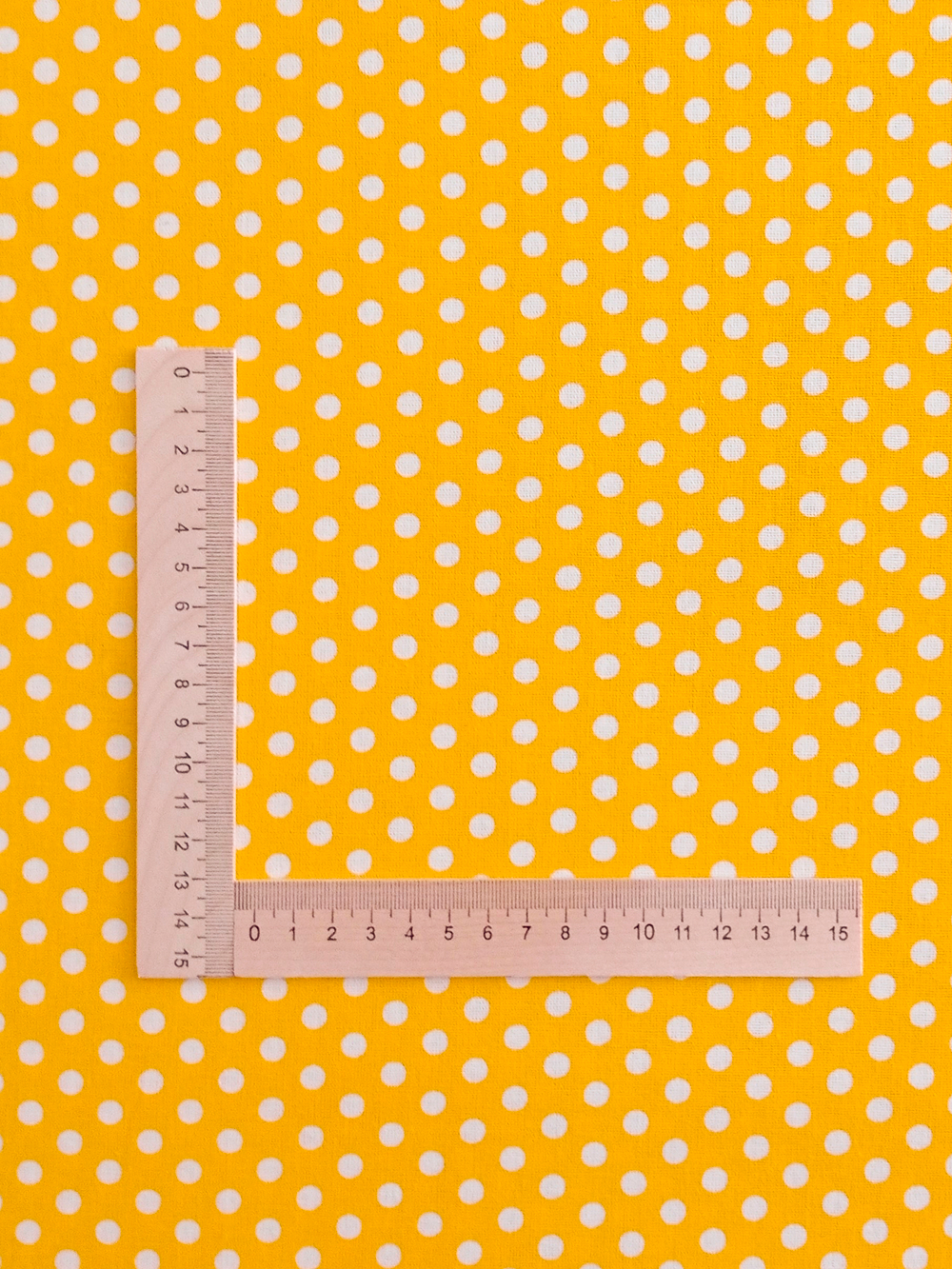 Ткань бязь плательная, рис. " Горох 6 мм", ширина 150 см, арт. 034