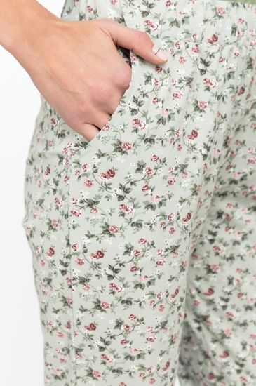 Брюки женские укороченные Лори B0260-F72 оливковые