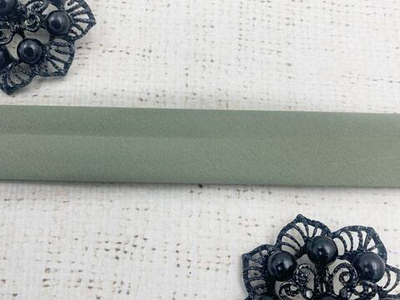 Косая бейка, ш. 2 см, св. оливковый