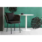 Стол обеденный favian, D70 см, белый