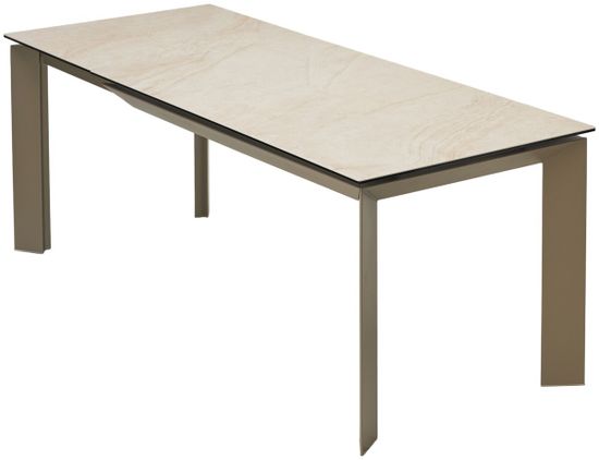 Стол CREMONA 140 KL-105, итальянская керамика / Тауп