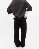 Брюки БИЧ широкие хлопковые черные