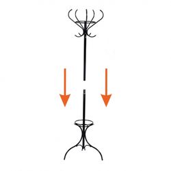 Вешалка-стойка №2 "Тюльпан" (чёрный), ЗМИ