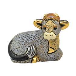 De Rosa Rinconada Керамическая cтатуэтка Бычок рождественский