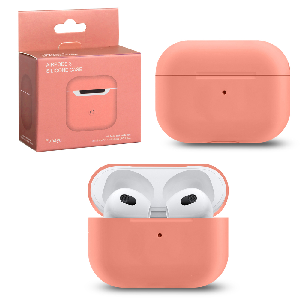 Чехол для AirPods 3 Slim Papaya (папая)