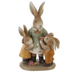 GAEM Фигурка декоративная "Зайцы", L11 W6,5 H16,5 см