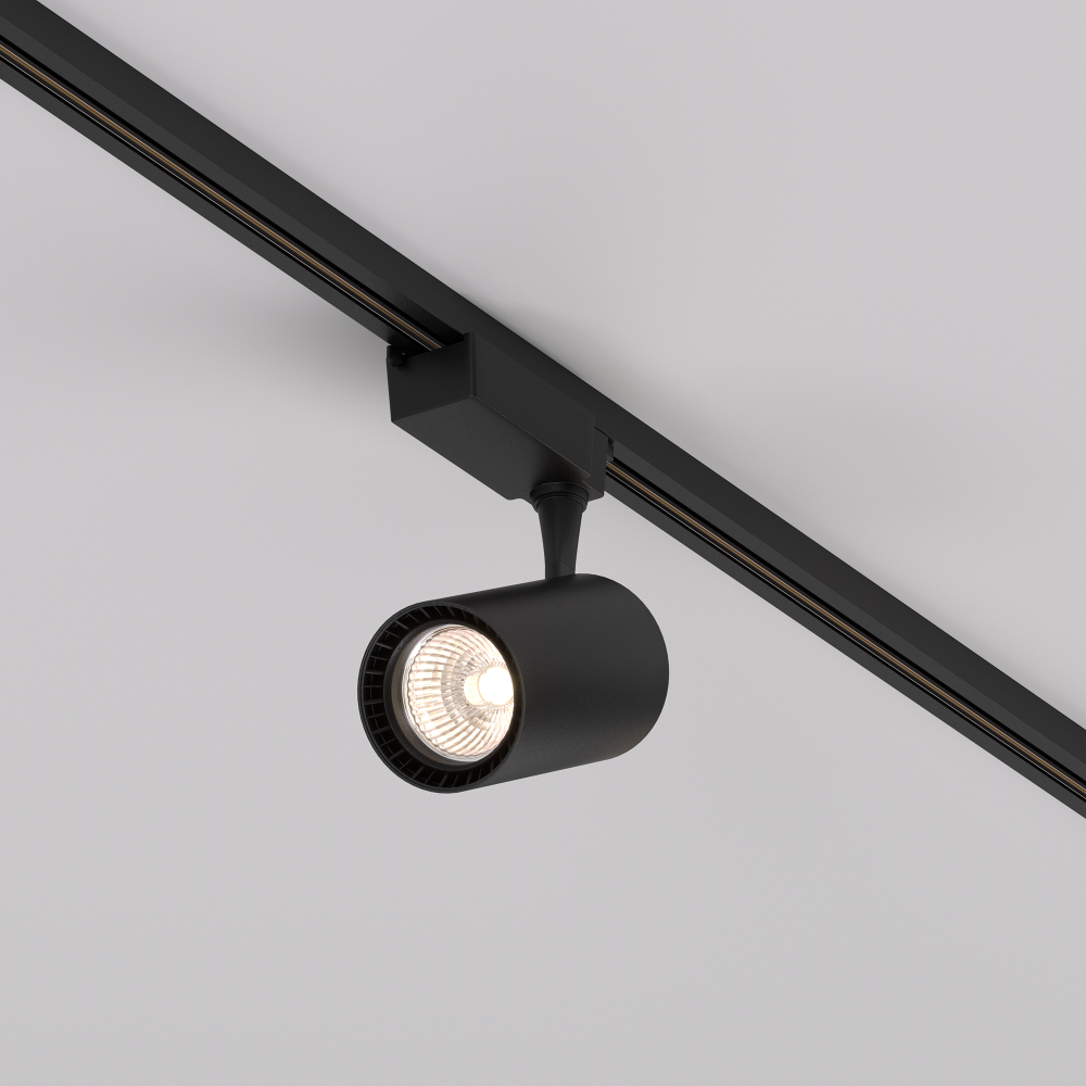 Трековый однофазный светодиодный светильник Maytoni Unity Vuoro TR003-1-15W3K-M-B