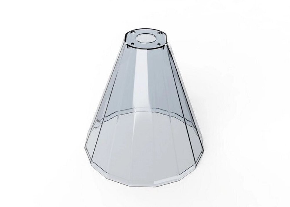 Основание для стульев и столов прозрачное, цвет синий