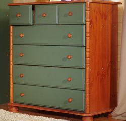 Комод, 88x92x44,5, Айно №1, 7 ящиков