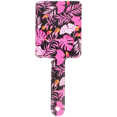 Расческа массажная квадратная форма «КОЛЛЕКЦИЯ ИМАНИ - ЛАРИНТА», микс 4 дизайна, 22*9см (PVC подвес)