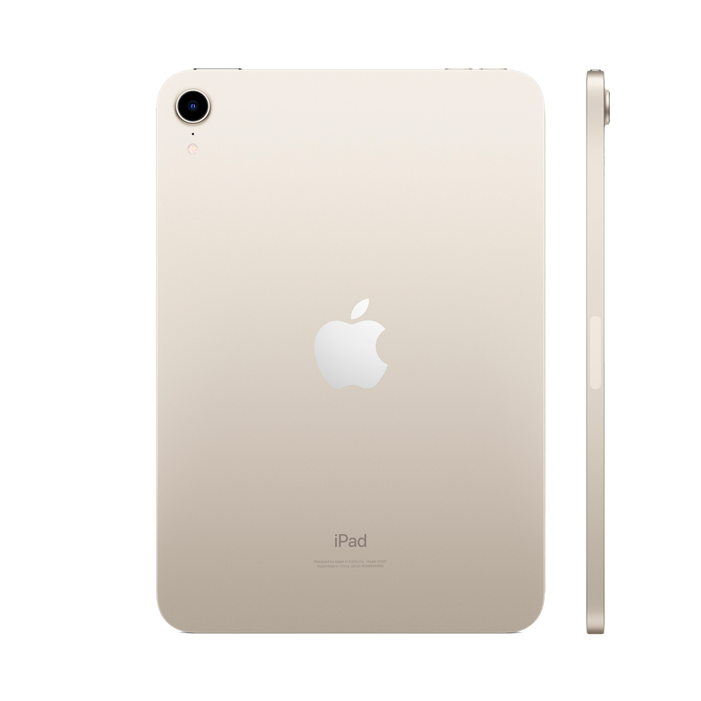 Планшет Apple iPad mini 6 (2021) Wi-Fi + Cellular 64GB, Starlight (Сияющая звезда)