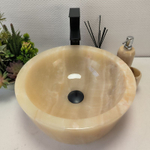 Раковина из оникса Drum Yellow Small DO-62989 40*40*15 08