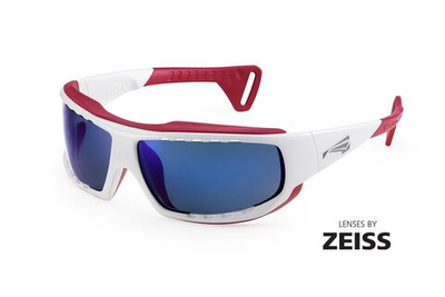 Спортивные очки LiP Typhoon / Gloss White - Red / Zeiss / PA Polarized / Gun Blue