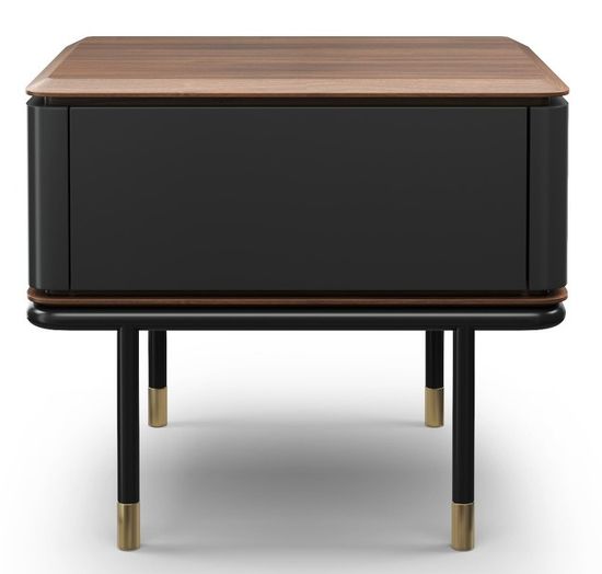 Прикроватная тумбочка ALTEA, MOD INTERIORS цвет натуральный/черный