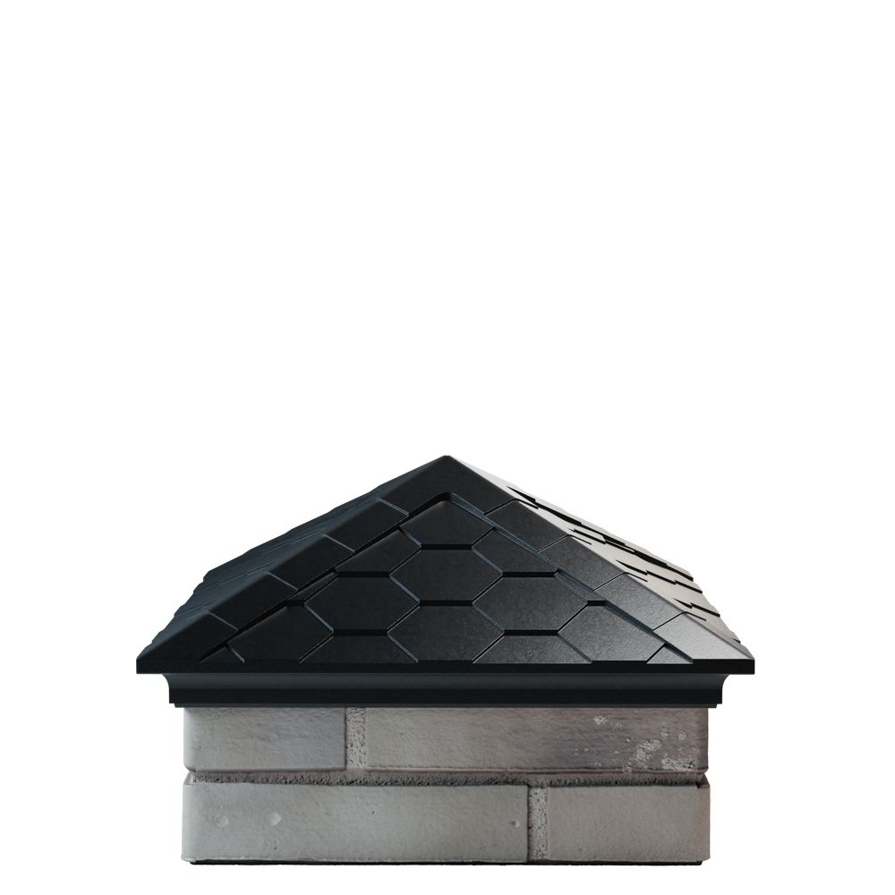 Колпак полимеркомпозитный Everest 390*390 (1,5 кирпича) черный