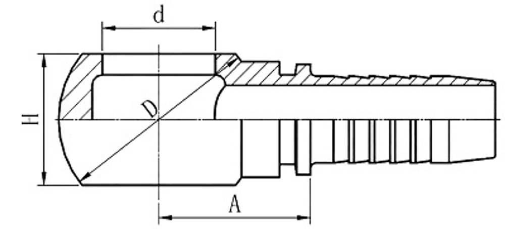 Фитинг DN 08 BANJO 1/4