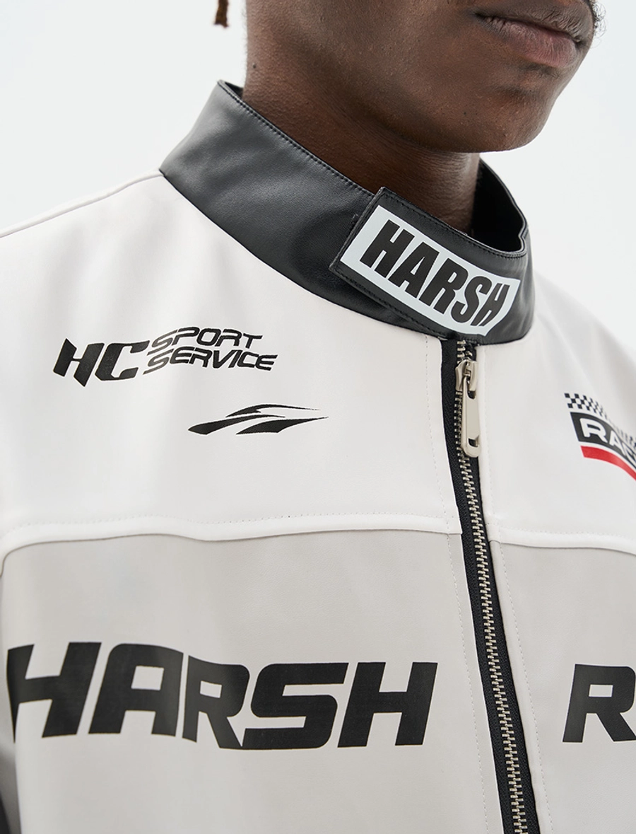 Куртка HARSHandCRUEL "Racing" V1 Leather Jacket