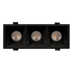 Светильник MS-FLOW-BUILT-S230x85-3x6W Warm3000 (BK, 15 deg, 230V) (Arlight, IP20 Металл, 5 лет) 061271