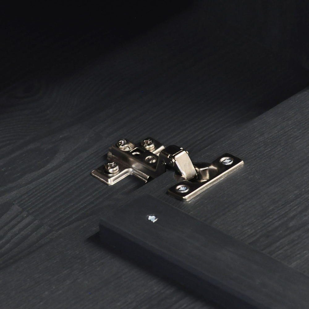 Скамья в прихожую Неаполь из сосны, 93х50х39 см, серый антик