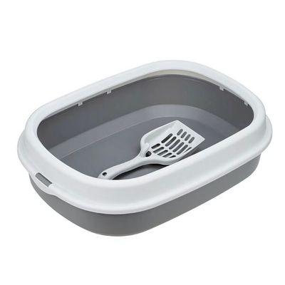 Лоток для кошек ЛЯ-МУРР 480х355мм с низким бортом + подарок (совок) М1832