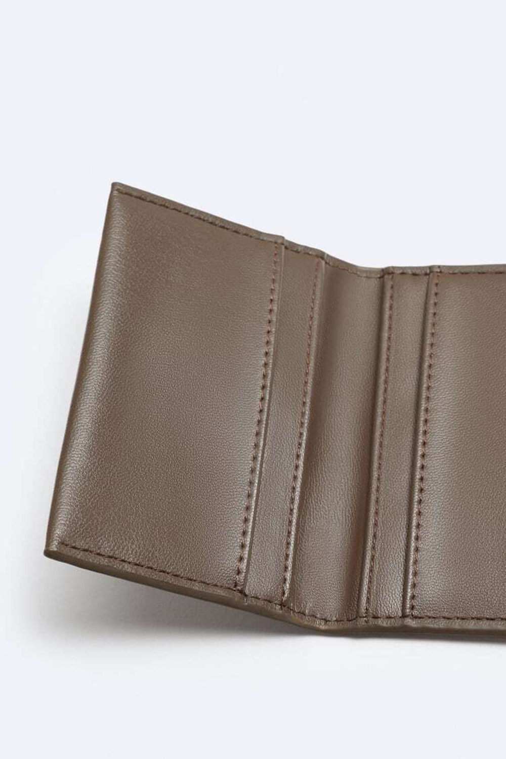 ZARA СКЛАДНАЯ ВИЗИТНИЦА, КОРИЧНЕВЫЙ