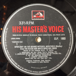 Винтажная виниловая пластинка LP Spotlight On The George Mitchell Minstrels (UK 1964)