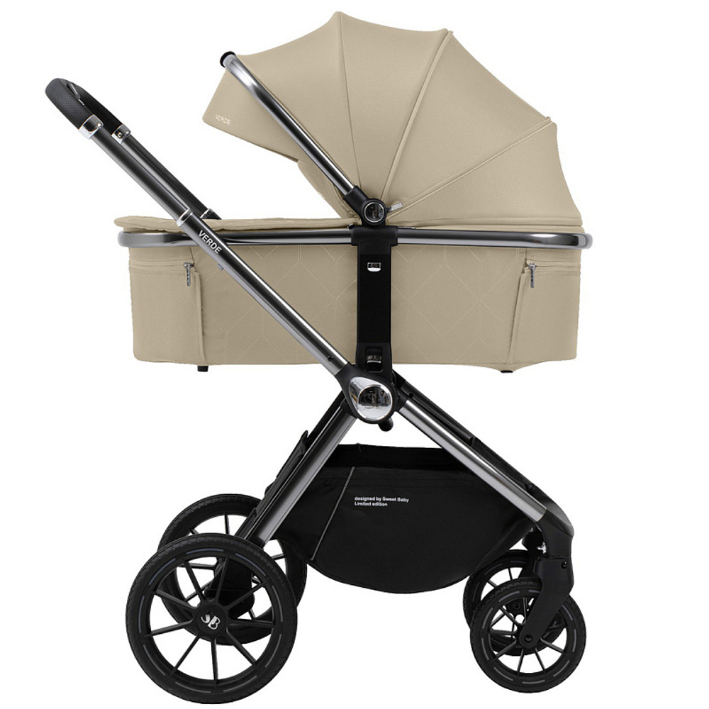 Детская коляска Sweet Baby Verde Silver 2 в 1 427450 Beige