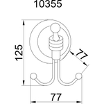 Крючок Boheme Hermitage 10325 BRONZE