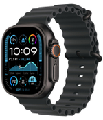 Часы Apple Watch Ultra 2 GPS + Cellular, 49 мм, титан чёрного цвета, ремешок Ocean чёрного цвета (2024)
