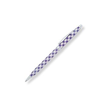 Шариковая ручка Cross Century Classic Colours Gingham фиолетовый в клетку (AT0082-68)
