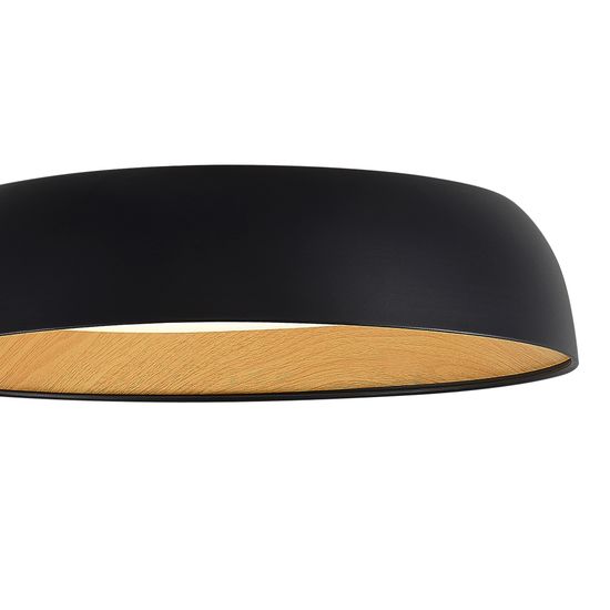 SLE1812-402-01 Светильник потолочный Черный, Древесный/белая LED 1*36W 4000K MUSE