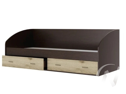 Кровать с ящиками Детская Орион (венге/дуб делано)
