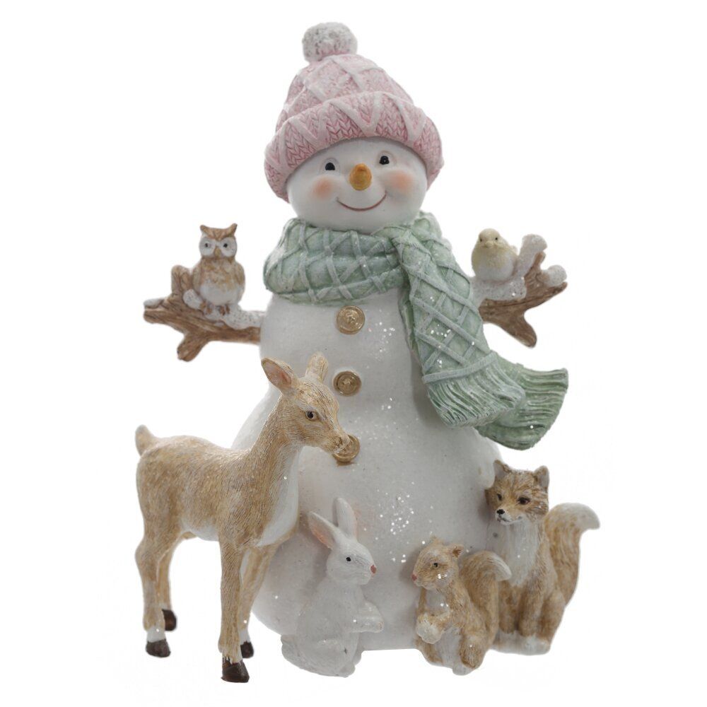 GAEM Фигурка декоративная "Снеговик", L12 W10 H16 см, 2в.