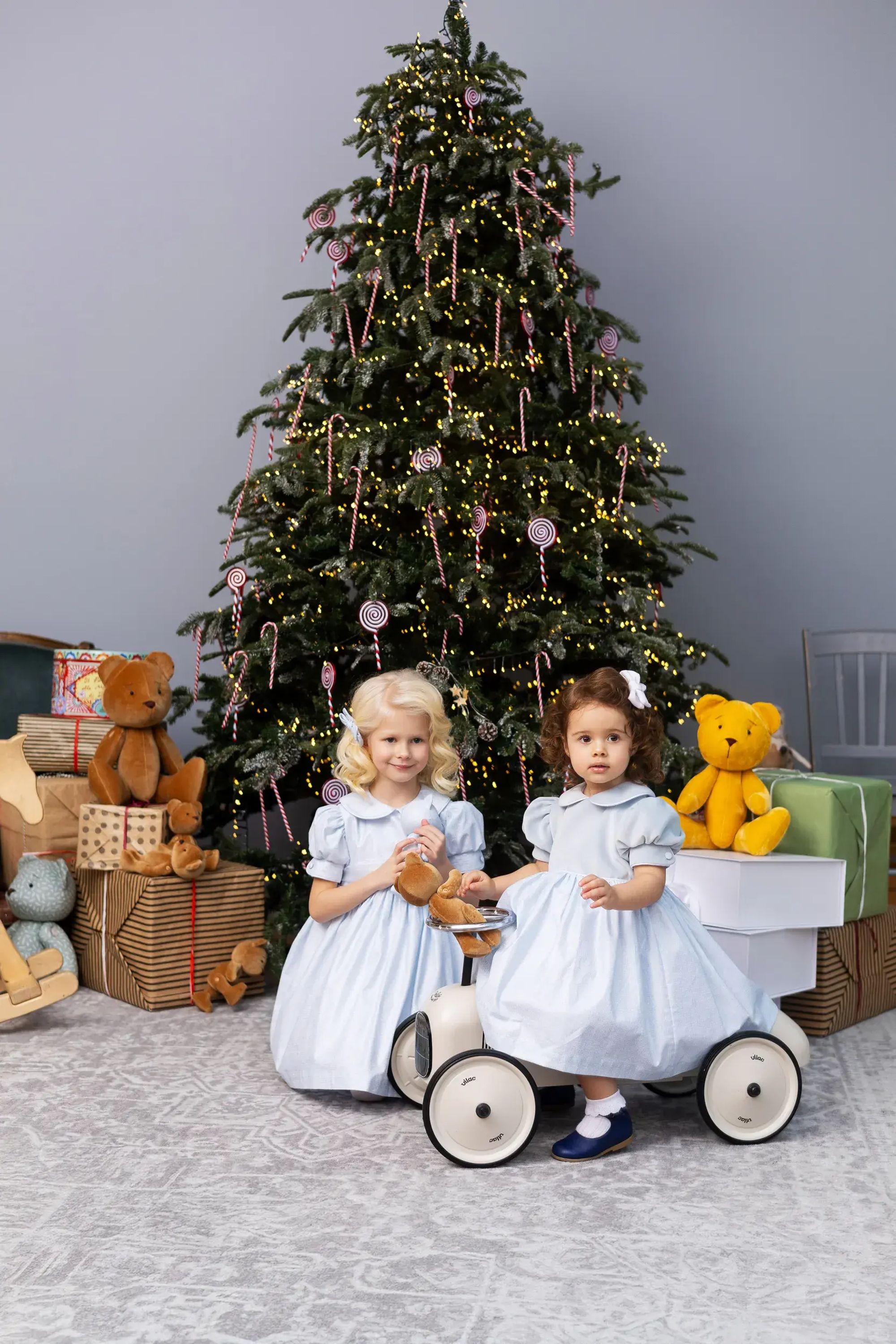 Шарлотта Голубое с органзой