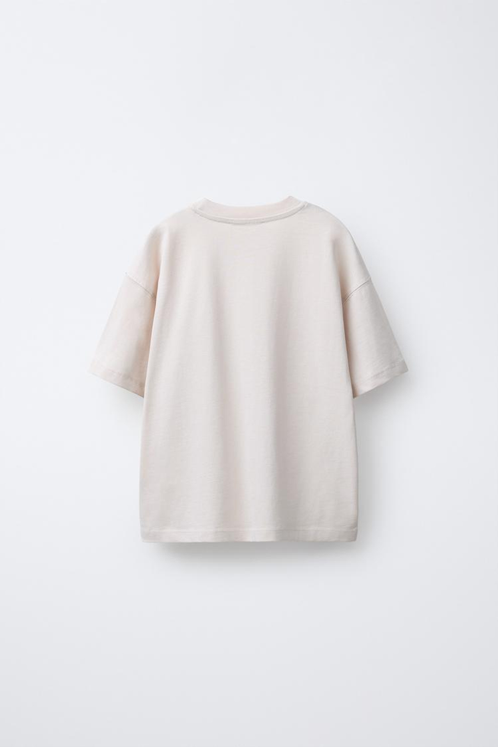 ZARA НАБОР ИЗ ТРЕХ ОДНОТОННЫХ ФУТБОЛОК, ОТТЕНКИ СИНЕГО