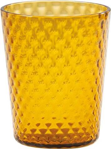 Стакан Zafferano, Veneziano, 330 мл, стекло, жёлтый