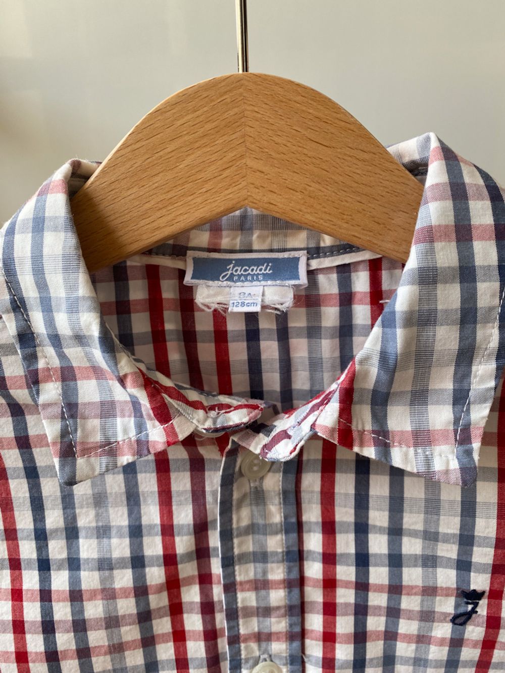 Хлопковая рубашка Jacadi, 128