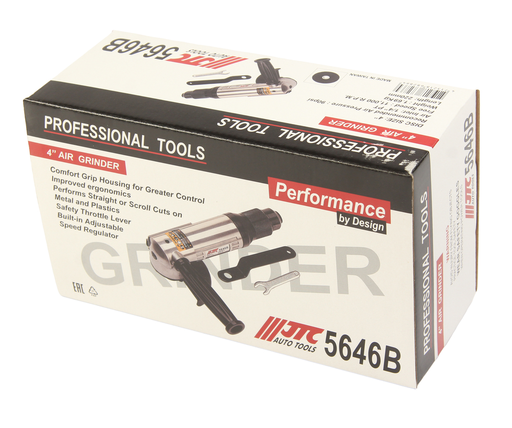 Машина углошлифовальная 4" 100мм JTC