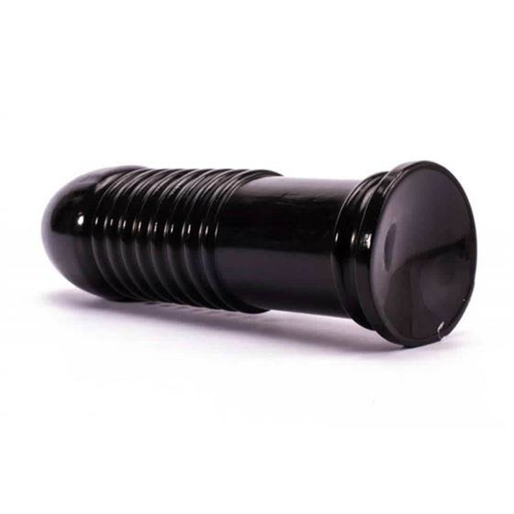 Черная анальная втулка 8 King Sized Anal Bumper - 22,5 см. (Цвет: черный)