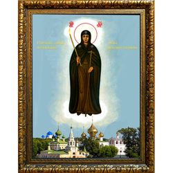 Неугасимая Свеча (Вратарница Угличская). Икона Божьей Матери на холсте.