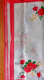 Носовой платок, размер 26-30 x 26-30 см, 1 шт., разные цвета