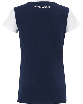 Женская теннисная футболка Tecnifibre Club Tee W - небесный