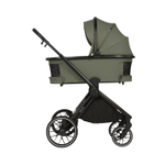 Детская универсальная коляска Adamex Spark 2в1 - Salvia Velvet (Зеленая ткань, черная рама)