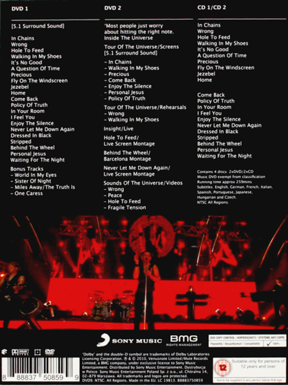 Depeche Mode / Tour Of The Universe : Barcelona 20/21.11.09 (2DVD+2CD)